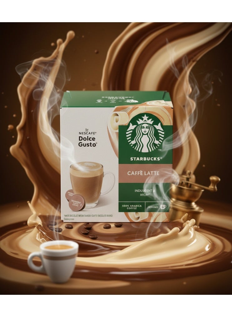 Starbucks Caffe Latte 12 Coffee Capsules 121.2g Pack of 3 - Image 5